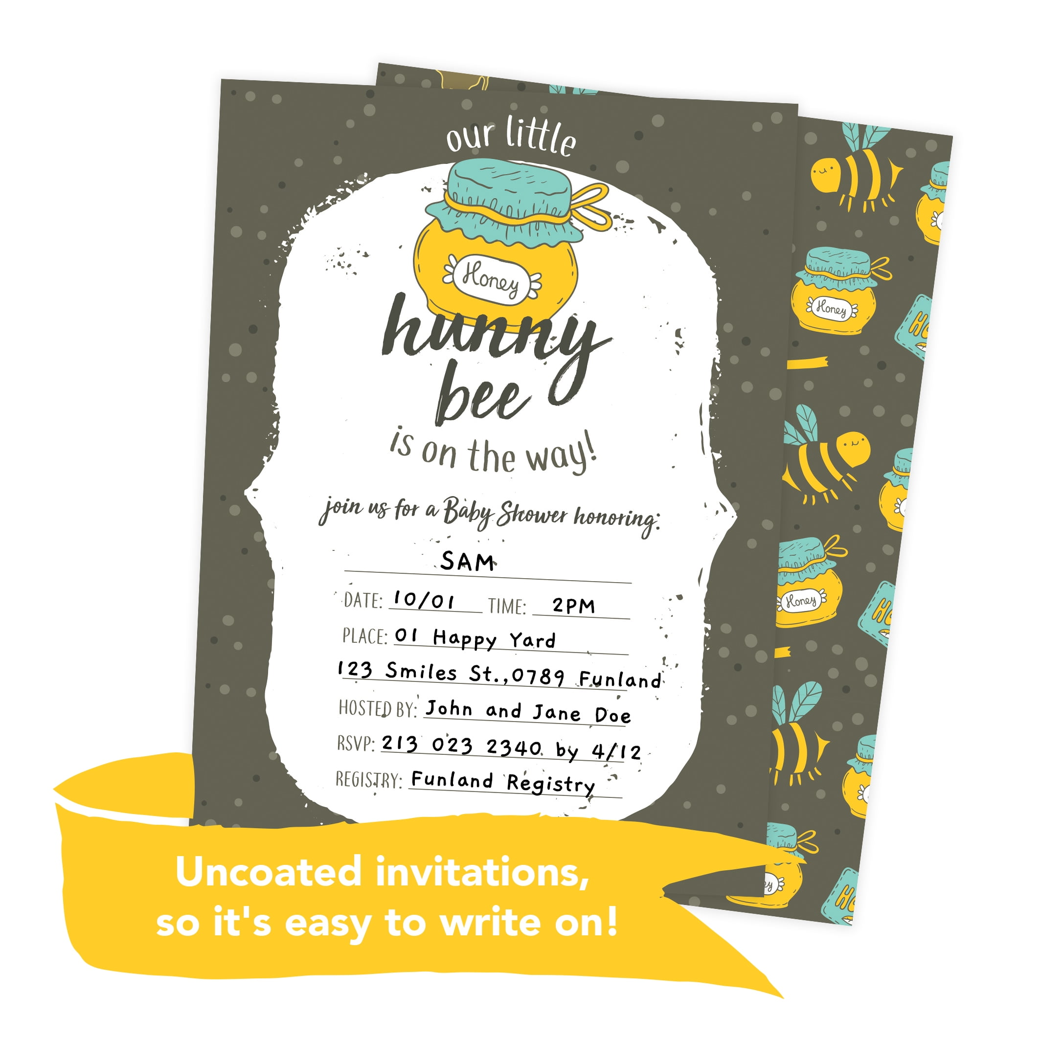 sams baby shower invitations