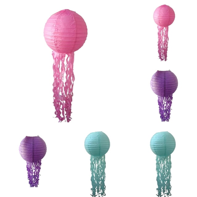 SuChun Party Photo Booth Props Lifelike Theme Party Decorations Fun Festive Hanging Paper Paper Birthday Decoration Colorful Hanging Themed Decoration Party Pink