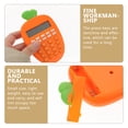 thumbnail image 3 of RENACLIPY 2Pcs Adorable Carrot Shape Plastic Calculators Portable Electronic Financial and Accounting Calculators, 3 of 6