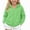 Mint Green, variant on NAISIBABY Girls' Fleece-Lined Hooded Zip-Up Sweatshirt – Solid Color Long Sleeve Casual Jacket Pink Size 11