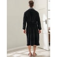 thumbnail image 7 of Richie House Men's Warm and Soft Fleece Robe Bathrobe RHM2759, 7 of 7
