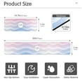 thumbnail image 3 of Yayeee Faucet Mat for Kitchen Sink 30" Diatomite Long Splash Guard Pad, Light Blue Gradient, 2 Pack, 3 of 7