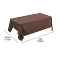 thumbnail image 3 of Home Decor, Large Plastic Rectangle Table Cover Cloth Wipe Clean Party Tablecloth Covers, Home Gifts, 3 of 6