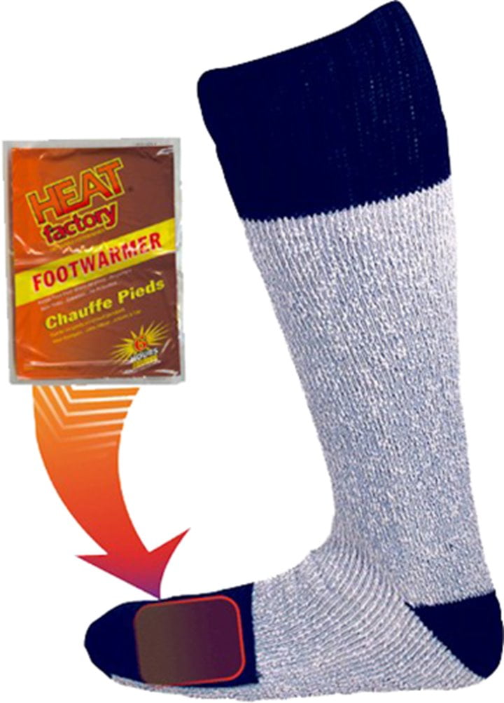 Usa Heat Factory Heavyweight Merino Wool Socks Large Xl 10-13 by HEAT FACTORY USA INC