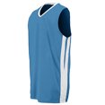 thumbnail image 1 of 1041 AG YTH TRPLE/DBLE GAME JERSEY COLUMB AZUL/ BLANCO M Nave de descenso de Augusta 1041, 1 of 1