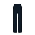 thumbnail image 4 of WREESH Men's Pants Pocket Casual Straight-Leg Pants Tracksuit Pants Full Length Pants Navy, 4 of 5