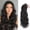 multicolor, variant on MUAXDA 26inch Long Curls Hairpiece Headband Wig With Braid Hair Accessories Synthetic Cover Wig Natural Curls Natural Hairpiece Half Wig