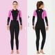 thumbnail image 3 of Traje de buceo Traje de buceo Hombres y tenedores de mujer Cuerpo completo Cuerpo Frío Sensación Mono para bucear Snorkeling Surfing Natación Mujer / Púrpura M seitruly OD003627-20, 3 of 5