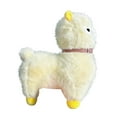 thumbnail image 1 of Juguete de alpaca, peluche, adorable decoración para el hogar, regalo, coleccionable, encantador Amarillo, 1 of 9