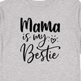 thumbnail image 4 of Inktastic Mama Is My Bestie Boys or Girls Long Sleeve Toddler T-Shirt, 4 of 5