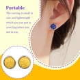 thumbnail image 3 of 1 par de pendientes de tuerca de acero inoxidable para mujer, regalos para novias y madres, accesorio de joyería para celebración de compromiso Ropa, zapatos y accesorios Miscelánea tipo 17 Sonducket AP011021-17, 3 of 6