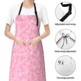 thumbnail image 6 of Picia Breast Cancer Awareness Waterproof Apron for Unisex Adult - Adjustable Bib Apron with Pockets, Ideal for Cooking, Gardening, Painting, and Household Chores, 6 of 9