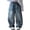 4-Light Blue, variant on WMQPNNS Boy's Wide Leg Jeans with Multi-Pocket and Elastic Waist Boys Baggy Jeans 10-12 Baggy Cargo Denim Pants Streetwear, Size 6-7 Years,6-Blue