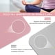 thumbnail image 4 of 183 x 61CM Tapete de Yoga Antideslizante, Tapete para Ejercicio de Material Ecológico, Portátil Esterilla para Yoga de 6mm Grosor, Tapete de Pilates Antiderrapante Grueso Mat de Gimnasio(Rosa&Gris), 4 of 7