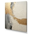 thumbnail image 2 of Designart "Fusion Of Gold And Beige Paint" Abstract Painting Canvas Prints, 2 of 7