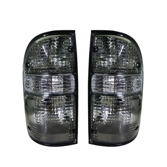 Genrics Driver & Passenger Side Tail Lights Replacement for 2001-2004 Toyota Tacoma Truck TRD Rear Brake Lamps Assembly LH & RH Side 8155004060 8155004060