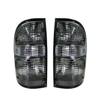 Genrics Driver & Passenger Side Tail Lights Replacement for 2001-2004 Toyota Tacoma Truck TRD Rear Brake Lamps Assembly LH & RH Side 8155004060 8155004060