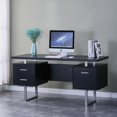 thumbnail image 2 of Jett Desk with Storage, Black, 2 of 2