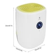 thumbnail image 6 of YAHHU 800ML Portable Auto-Off Electric Air Dehumidifier for Home, White (6.3 x 5.5 x 8.7 inches / 16 x 14 x 22 cm), 6 of 9