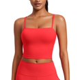 thumbnail image 1 of Sostén CRZ YOGA Butterluxe Cuello Cuadrado Acolchado Rojo Profundo XL, 1 of 7