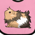 thumbnail image 4 of Inktastic Cute Long Haired Guinea Pig Boys or Girls Baby Bib, 4 of 4