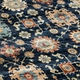 thumbnail image 2 of ReaLife Machine Washable Rug - Stain Resistant, Non-Shed - Eco-Friendly, Padded, Family & Pet Friendly - Made from Premium Recycled Fibers - Bryn Vintage Distressed - Blue Brick Gold, 2'6" x 8', 2 of 5