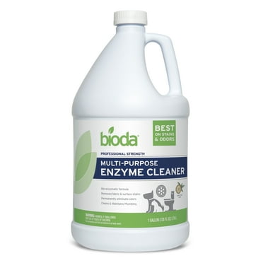 Bioda Multi-Purpose Probiotic Household Enzyme Cleaner and Deodorizer | Professional Strength | Trash Can Deodorizer, Pet Stains and Odors, Drains, Floors, Bathrooms, Toilets | Made in USA | 1 Gallon