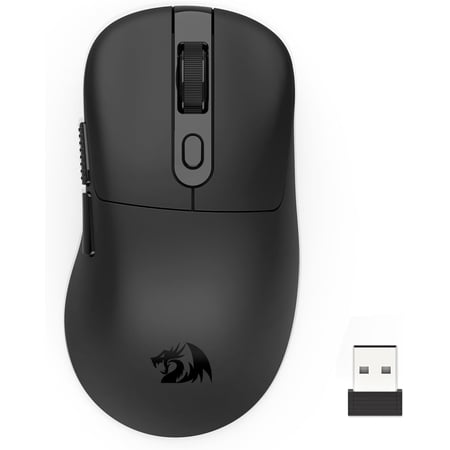 Gaming , 58g Lightweight, 24,000 DPI, Tri-Mode 2.4G//-C, PAW3311 Sensor, 75Hr Mice with 6 Programmable Buttons for PC/ (Black)