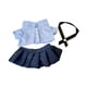 thumbnail image 5 of Ropa para muñecos de peluche de 20 cm, moda, accesorios para fotos DIY, accesorios para muñecos de peluche, vestido Uniforme escolar tailandés, 5 of 9