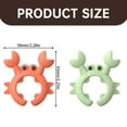 thumbnail image 3 of Texaio Organizer Rack Creative Crab Shaped Silicone Spatula Rack Crab Silicone Spatula Holder Anti Overflow Clip Multifunctional Spatula Holder Anti Scalding And Overflow Kitchen Gadgets Kitchenware, 3 of 8
