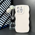 thumbnail image 1 of Solid Color Big Wave Suitable Apple 13 Phone Case IPhone 15Pro Solid Color 12 Couple 11/XR Anti Drop Soft Case LXY, 1 of 7