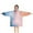 Blue Pink Orange, variant on Blue White Marble Pattern Blanket Hoodies for Kids 6-13YR Oversize Wearable Blanket Hoodies for Boys Girls Teens