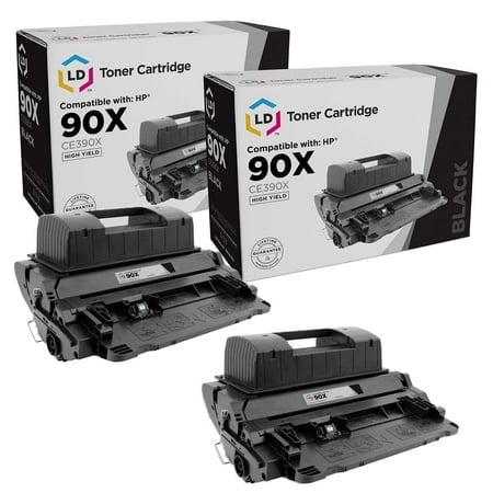 LD Products compatible Toner cartridge Replacement for HP 90X High Yield (Black, 2-Pack) for use in HP Laserjet Enterprise 600 M602dn, 600 M602n, 600