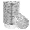 thumbnail image 4 of 50 moldes desechables de aluminio con forma de corazón para hornear, tartas, postres, pasteles, barbacoas, picnics al aire libre y viajes, 4 of 8