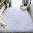 thumbnail image 4 of Noahas Soft Fluffy Area Rug for Living Room Bedroom Shaggy Accent Carpets for Kids Girls Rooms White,4x6ft, 4 of 7