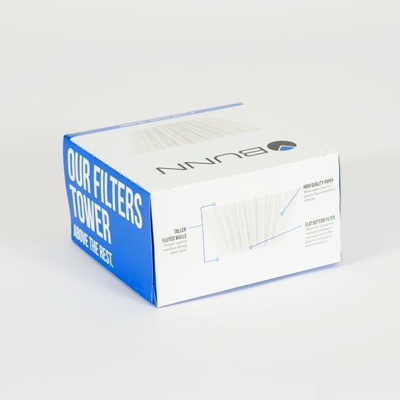 BUNN 12 Cup Coffee Maker Brew Paper Filters, 100 Ct - Walmart.com