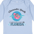thumbnail image 4 of Inktastic Clearwater Beach Florida Trip Girls Long Sleeve Baby Bodysuit, 4 of 5