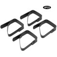 thumbnail image 2 of Pinzas de mantel antideslizante, pinza de mantel triangular de acero inoxidable (negro) Feliz Sencillez, 2 of 5
