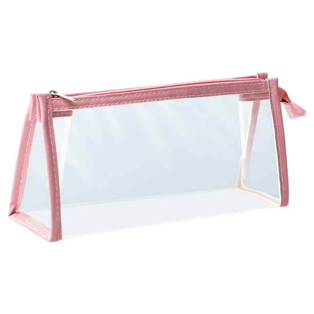 Estuche transparente para lápices, estuche de gran capacidad, estuche para exámenes, estuche especial para útiles escolares, estuche para cosméticos, estuche transparente para bolígrafos.