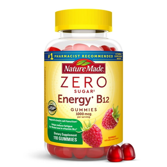 Nature Made Zero Sugar Energy Vitamin B12 Gummies