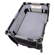 Baby Trend Retreat Twins Nursery Center, Quarry - Twin Playard with 2 Bassinets, Changing Table, and Music Center