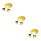 thumbnail image 4 of Sidaley 5.2 Auricular compatible con Bluetooth Inalámbrico 42dB Dynamic Dual Chips Auricular en la oreja Auricular de control de botón de inicio con Amarillo 3piezas, 4 of 6