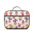 thumbnail image 2 of Desert Cactus Art Insulated Lunch Bag - Lightweight, Durable Oxford Cloth, Leakproof Interior for School & Work (Southwestern Succulent & Kawaii Cactus), 2 of 4