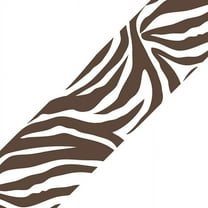 Animal Instinct Stripe Brown Zebra Print Wall Border