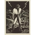 thumbnail image 2 of Dan Rico 11x14 Gold Ornate Wood Frame and Double Matted Museum Art Print Titled - John Henry's Mad (1935 - 1943), 2 of 4