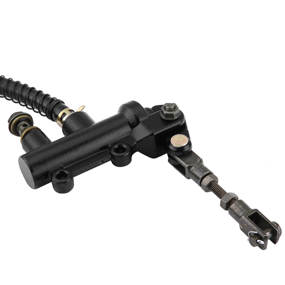 Rear Foot Brake Pump Folding Rear Foot Brake Pump Hydraulic Master Cylinder Pump for Motorbike ATV Dirt Bike White