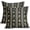 Black Green Cream, variant on Black Green Floral Pillow Covers 20x20 Set of 2 Dark Vintage Flower Striped Pattern Print Seasonal Rustic Farmhouse Decorative Throw Pillow Cases Outdoor Neutral Antique Decoration for Sofa Couch Bed