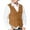 Yellow, variant on FamilyThread Boy's Formal Suit Vest Tweed Slim Button Vest Solid Color Waistcoat Vest Unique V-Neck Design with Pockets For 3-12Y