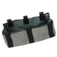 thumbnail image 3 of Bolsa para andador con gancho y bucle de almacenamiento portátil de nailon debajo del asiento cesta para silla de ruedas para paraguas gris, 3 of 8