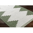 thumbnail image 3 of Mark&Day Outdoor Rugs, 7x7 Wolfheze Global Indoor/Outdoor Olive/Gray Square Area Rug, Non Shedding Green Grey Carpet for Patio, Porch, Deck, Bedroom, Living Room or Kitchen (6'7" Square), 3 of 6
